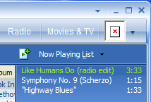 Broken image in the WMP10 UI